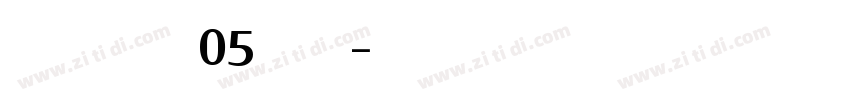 ArabellaW05 Medium字体转换